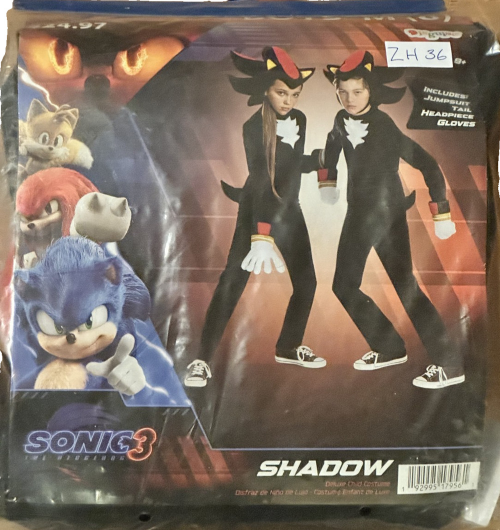 Shadow Deluxe Sonic Hedgehog 3-Jumpsuit Inflatable Headpiece